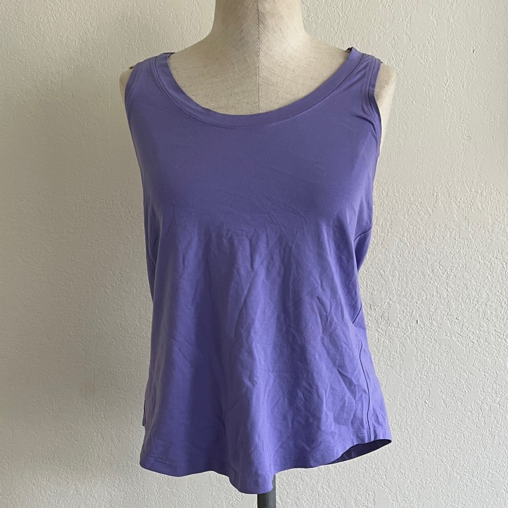 Lululemon Sleeveless Lavender Tank Top - Women's Casual Scoop Neck size 4